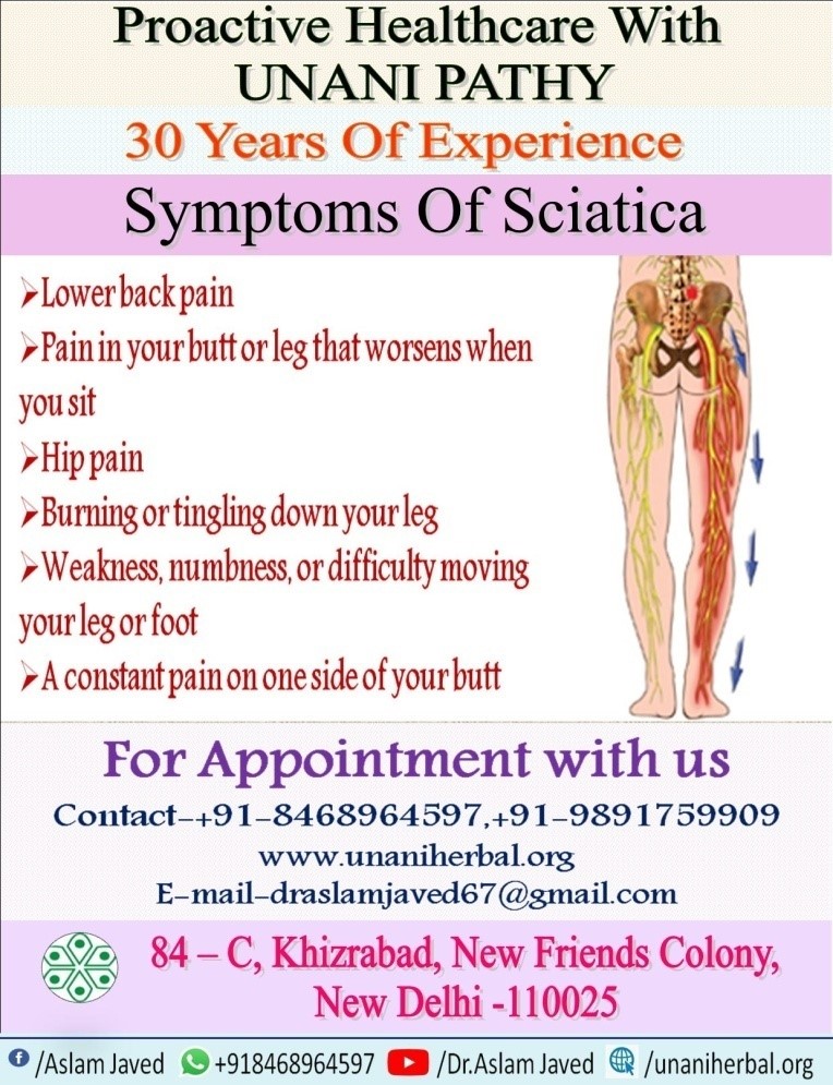 Unani Herbal Ayurvedic Treatment For Sciatica In Delhi India 4586